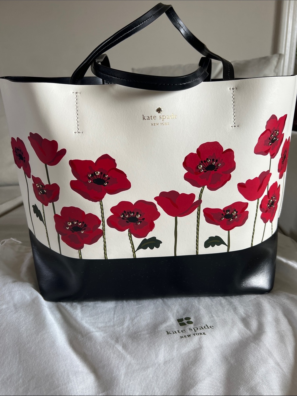 Rare Kate Spade Poppy Little Len Tote